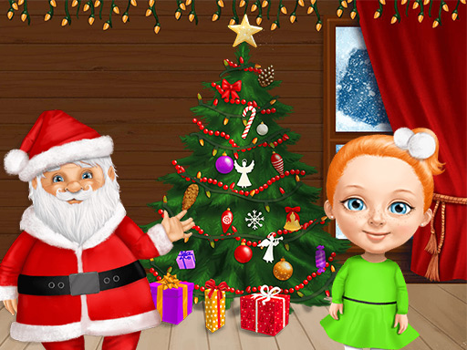 Sweet Baby Girl Christmas online game