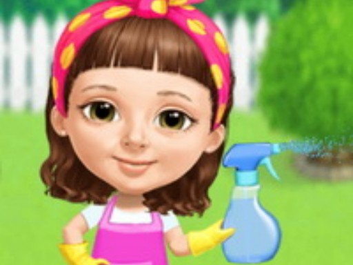 Sweet Baby Girl Cleanup Messy House online Girls game