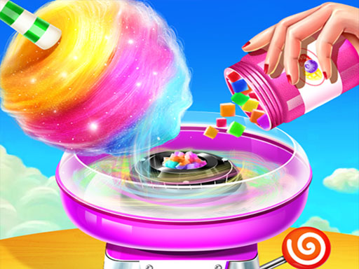Sweet Cotton Candy Shop: Candy Cooking Maker Game online Hypercasual game