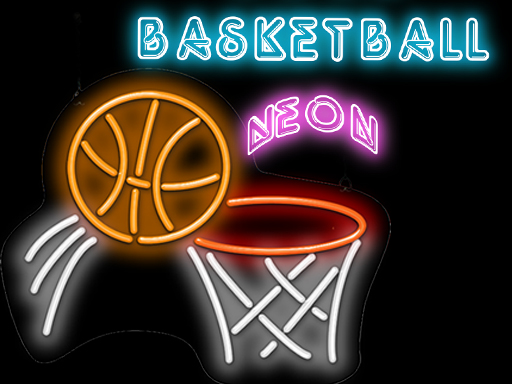 Swipe Basketball Neon online game
