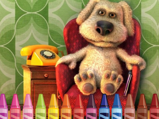 Talking Ben Coloring online game