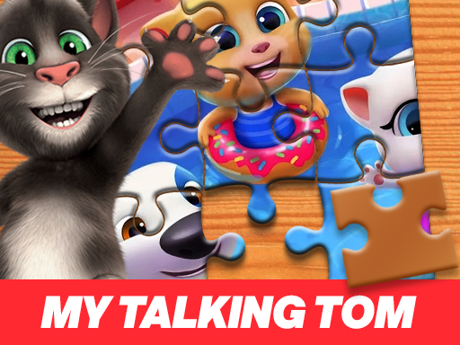 Talking Tom and Friends Jigsaw Puzzle online Puzzle game