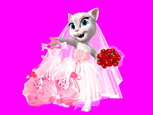 Talking Tom Angela City Wedding Boutique online game