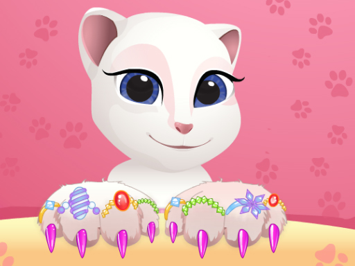 Talking Tom Angela Great Manicure online game