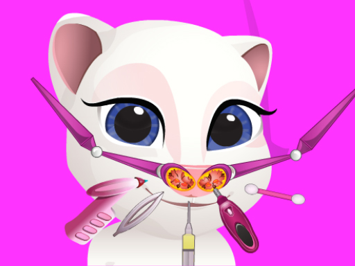 Talking Tom Angela Nose Doctor online game