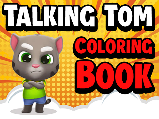 Talking Tom Coloring Books online game