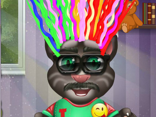 Talking Tom Hair Salon.IO online game