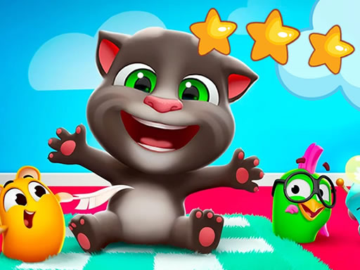Talking Tom Hidden Stars online Puzzle game