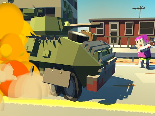 Tank Smash Zombie Highway online game