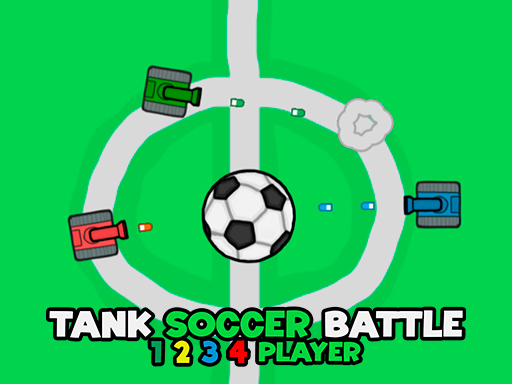 Tank Soccer Battle 1 2 3 4 Player online Soccer game