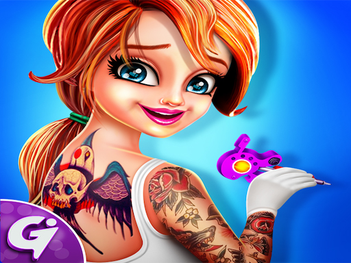 Tattoo Dash : Artistic Designs Shop Simulator Game online Hypercasual game