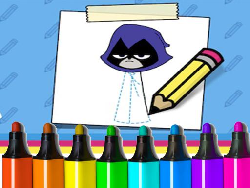 Teen Titans Go! How to Draw Raven online game