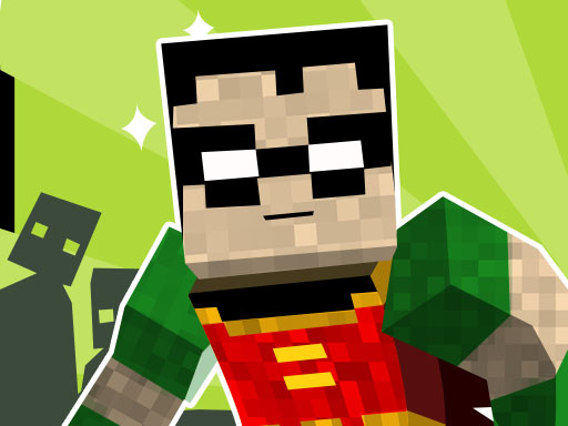 teen titans go minecraft teenage runner 3d online Arcade game