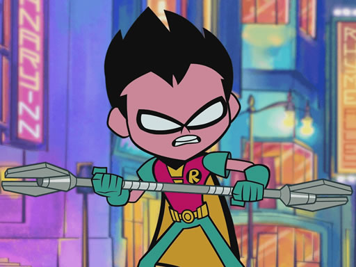 Teen Titans Hidden Numbers online Puzzle game