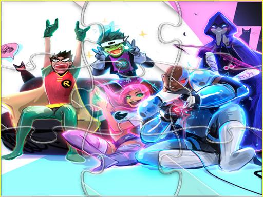 Teen Titans Match 3 Puzzle online game
