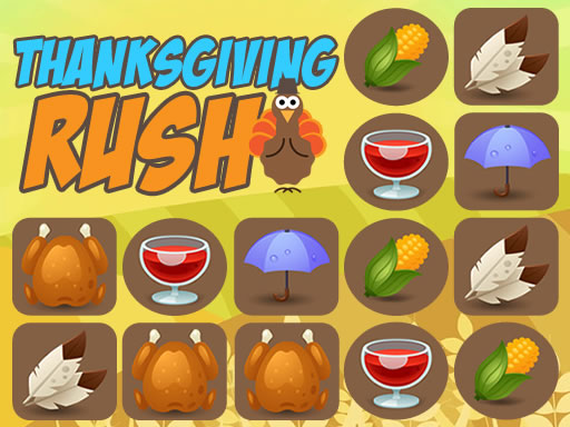 Thanksgiving Rush online Puzzle game