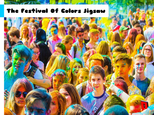 The Festival Of Colors Jigsaw online game