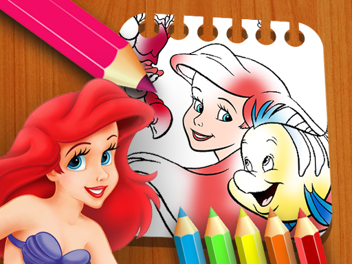 The Little Mermaid Coloring Book online Puzzle game