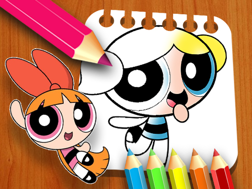 The Powerpuff Girls Coloring Book online game