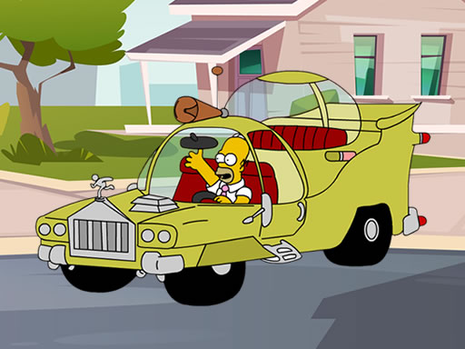 The Simpsons Car Jigsaw online Puzzle game