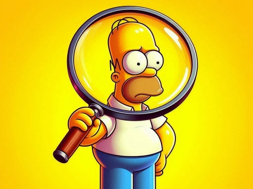 The Simpsons Find the Difference online Puzzle game