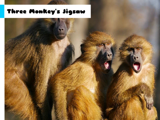 Three Monkey's Jigsaw online game