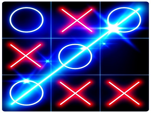 Tic Tac Toe Glow - Arabian night online Puzzle game