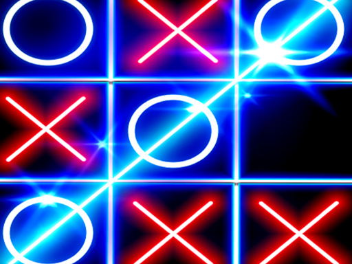 Tic Tac Toe Glow online game
