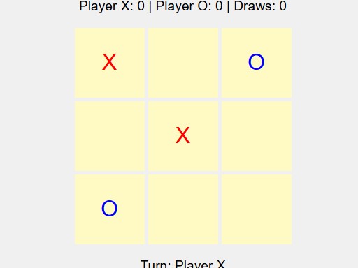 tic tac toe html online game