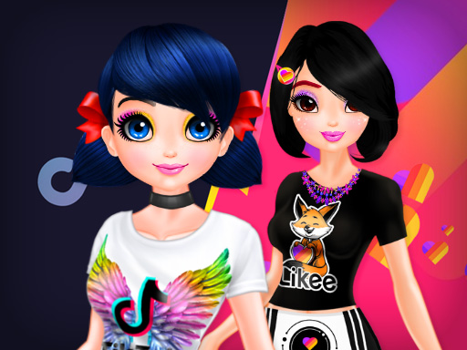 TikTok girls vs Likee girls online game