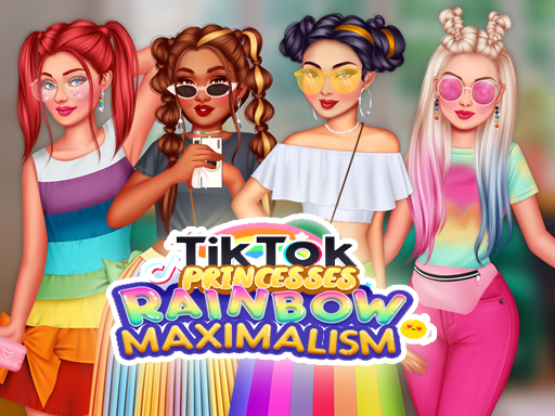 TikTok Princesses Rainbow online Girls game