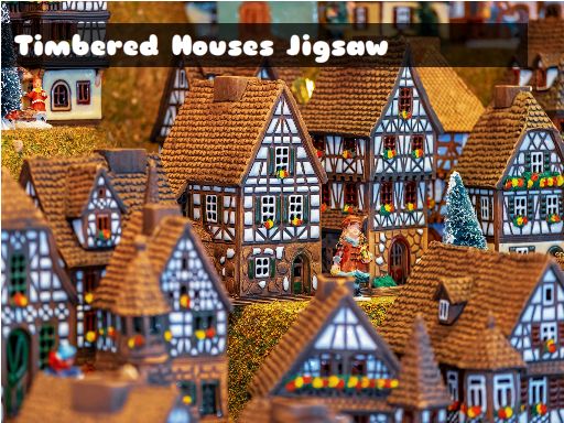 Timbered Houses Jigsaw online game