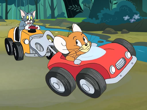 Tom and Jerry Car Jigsaw online game
