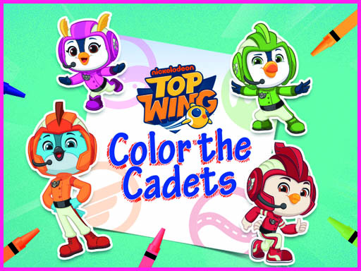Top Wing: Color the Cadets online game