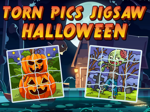 Torn Pics Jigsaw Halloween online game