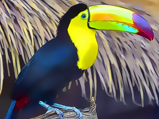 Toucan Bird Jigsaw online Puzzle game