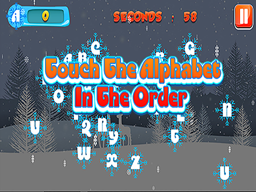 Touch the Alphabet in the Order online Clicker game