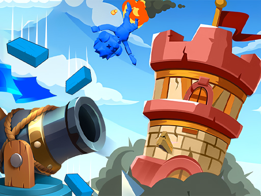 Tower Clash Collect Bricks online Arcade game