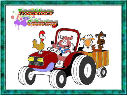 Tractor Coloring Pages online game
