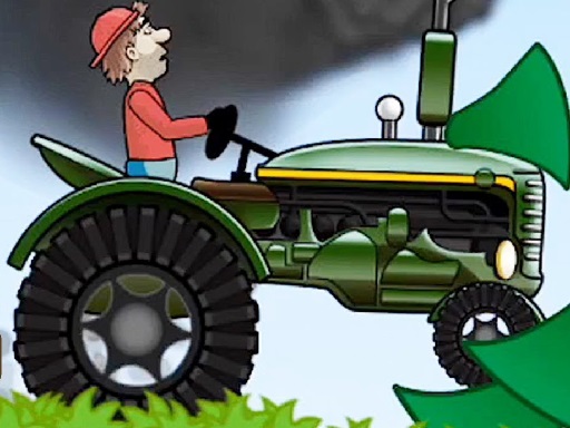 Tractor Driving Hill Climb 2D online game