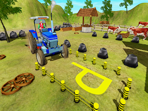 Tractor Parking Simulator online Hypercasual game