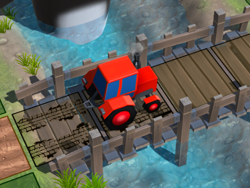 Tractor Puzzle Farming online game