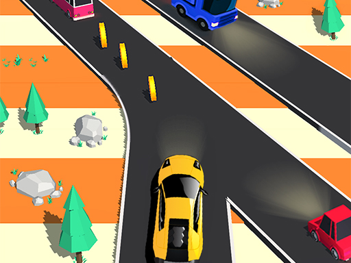 Traffic Car Run 2D : Car games online game