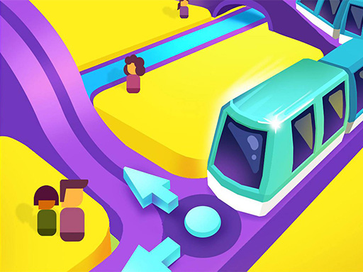 Train Taxi 3D online game