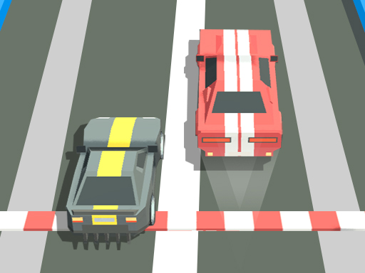 Train Traffic Car Race online Arcade game