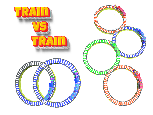 Train VS Train online Puzzle game