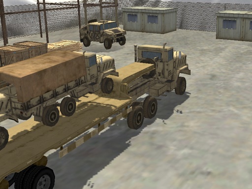 Transport Army vehicle truck driving online game