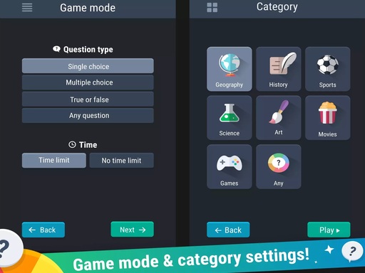 Trivia Quizzes online game