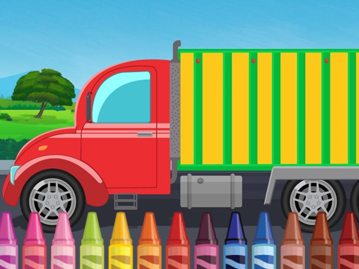 Truck Coloring online Arcade game