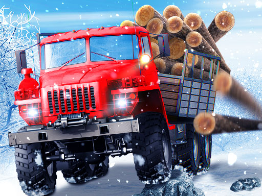 Truck Driver Snowy Roads online game